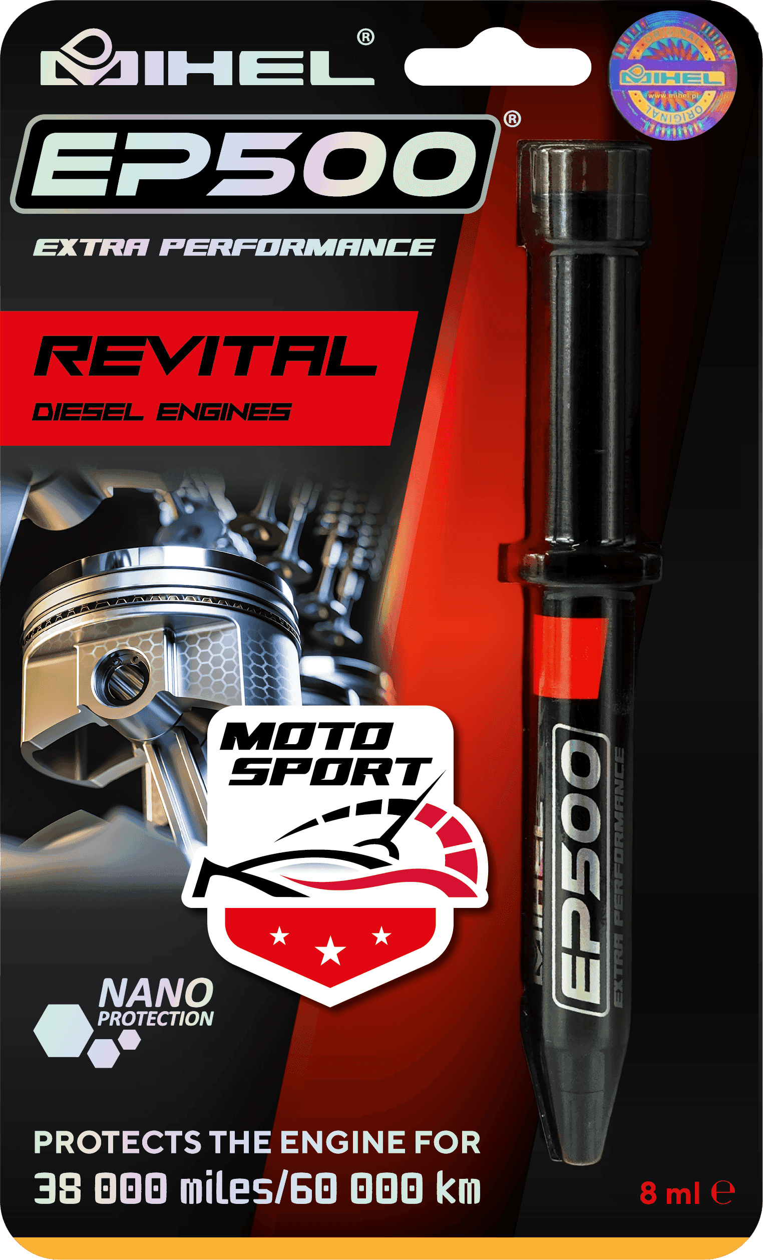 MIHEL EP500 DEM MOTO SPORT - dodatek do oleju w wysilonym silniku diesla