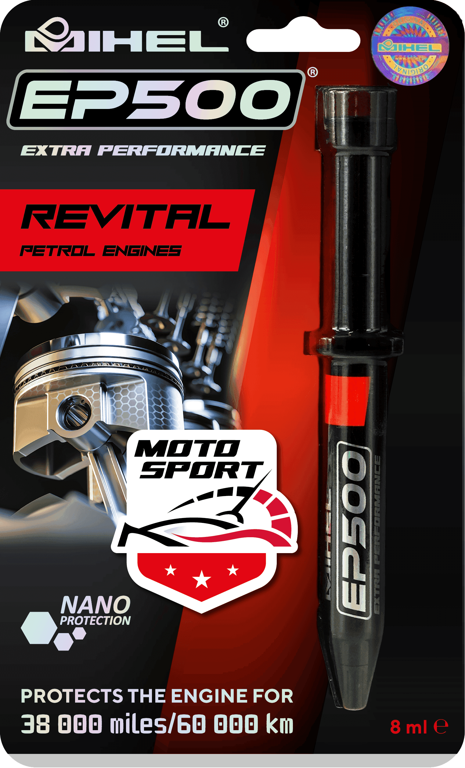 MIHEL EP500 PEM MOTO SPORT - dodatek do oleju w wysilonym silniku benzynowym